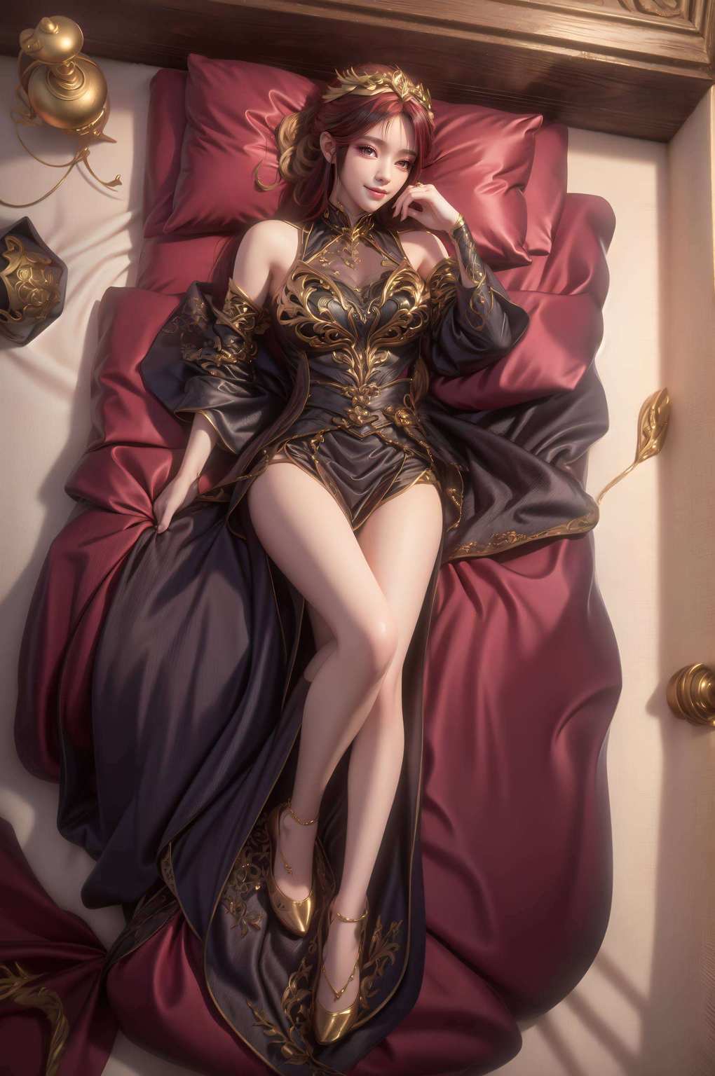 这款壁纸还融入了玄幻元素美得不要不要的！毒血夫人