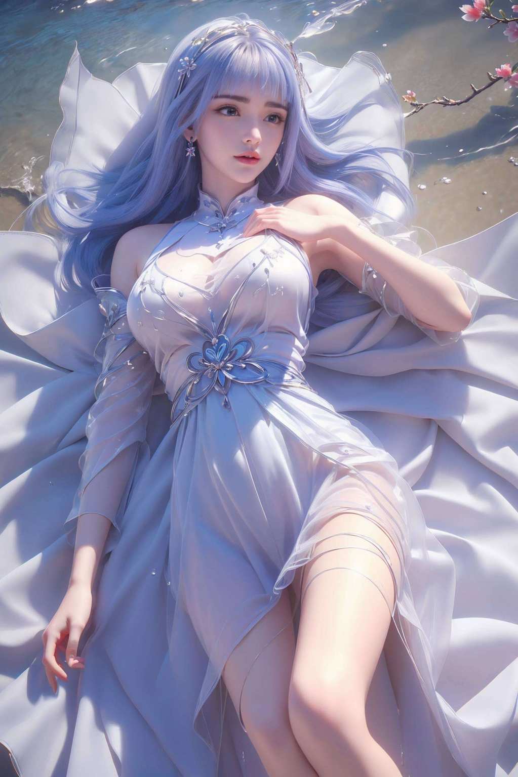 这是国漫美女的柔情蜜意说她是从百炼成神的世界穿越而来的粉色小仙女