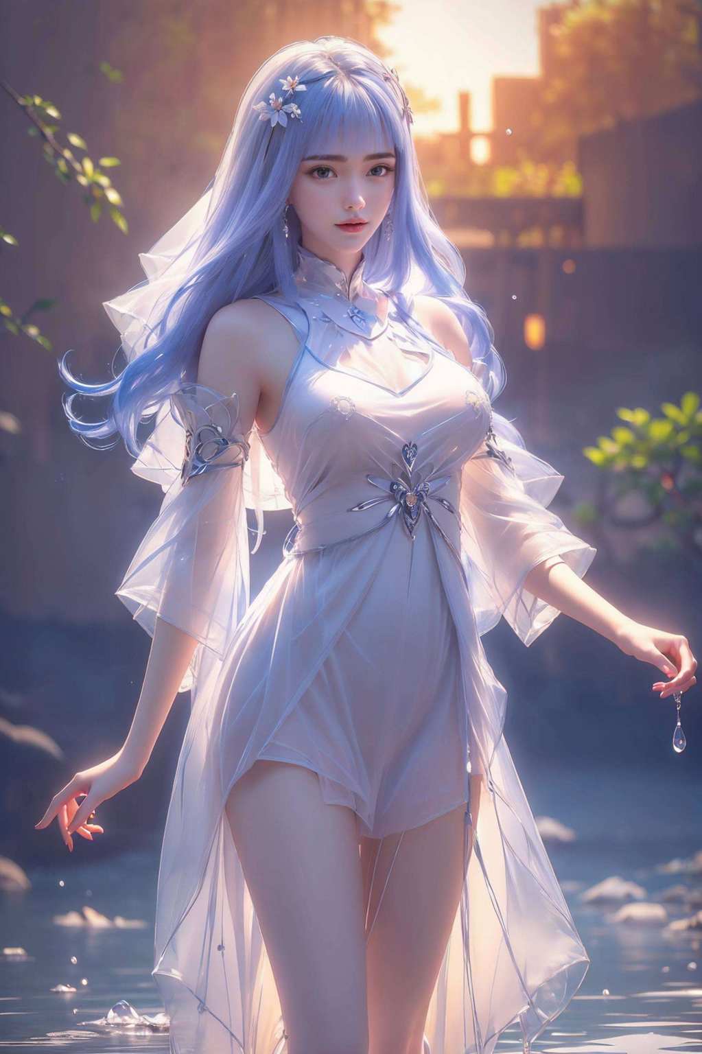 宁雨蝶那如梦如幻的粉色倩影教会我们如何在尘世的喧嚣中找回丢失的记忆