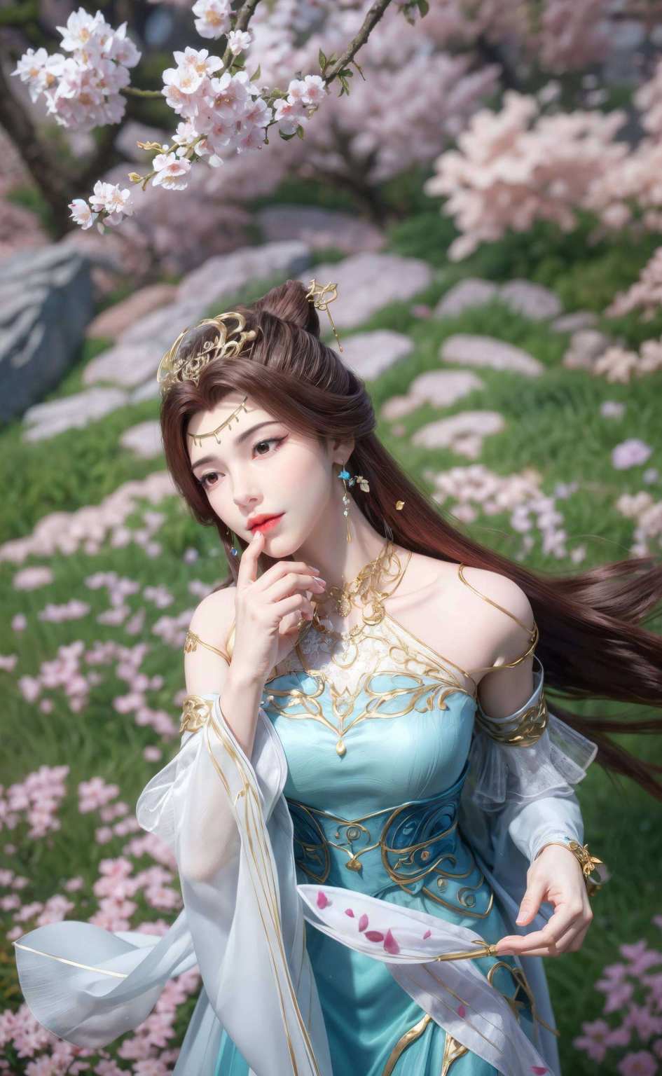 全都在这张壁纸里啦！快来收藏这可不只是一张普通的iPad背景图片哦！这里是国漫界的颜值担当——苏灵韵壁纸全身版