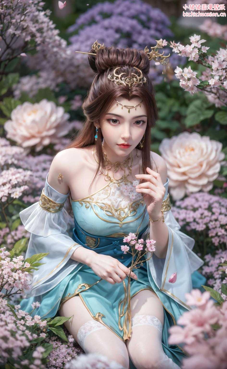 今儿给大家带来一款超级甜美的粉色福利——苏灵韵壁纸大放送！这可不是一般的国漫女神嘻嘻哈哈