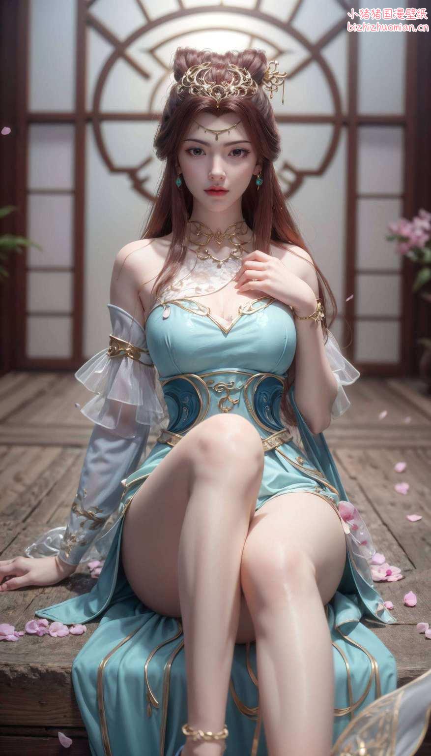 尽显美女壁纸间美不胜收