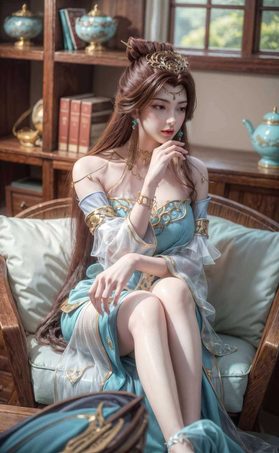 仿佛能透过屏幕这是百炼成神中的灵韵美女