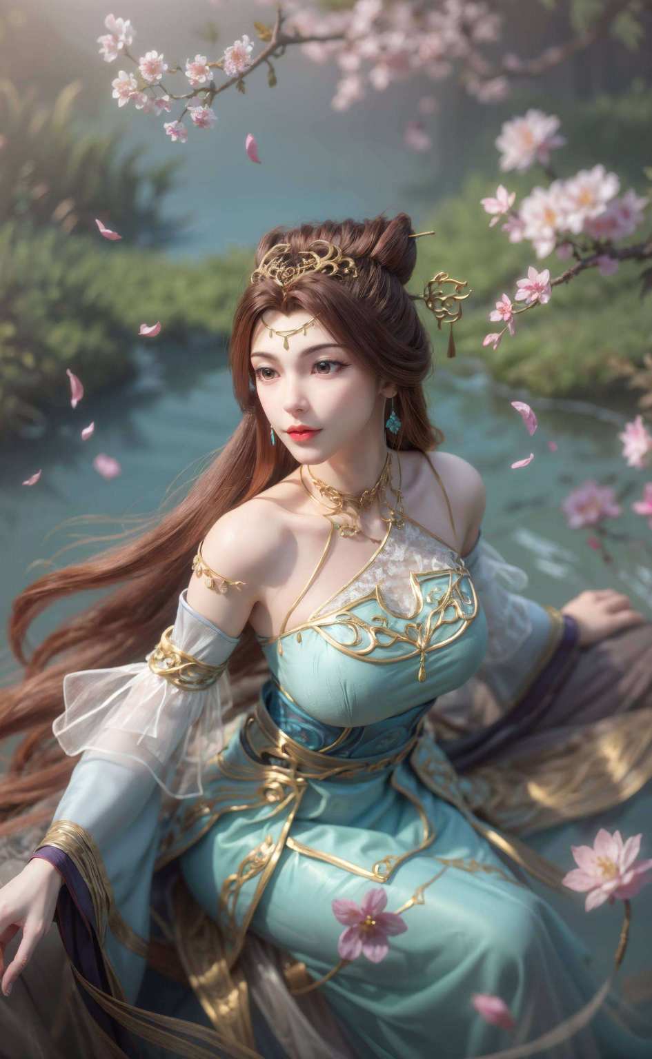 简直美得让人想抱回家偷偷亲一口！快来看看这位国漫美女如何让你的电脑瞬间变身浪漫仙境吧！各位国漫迷们