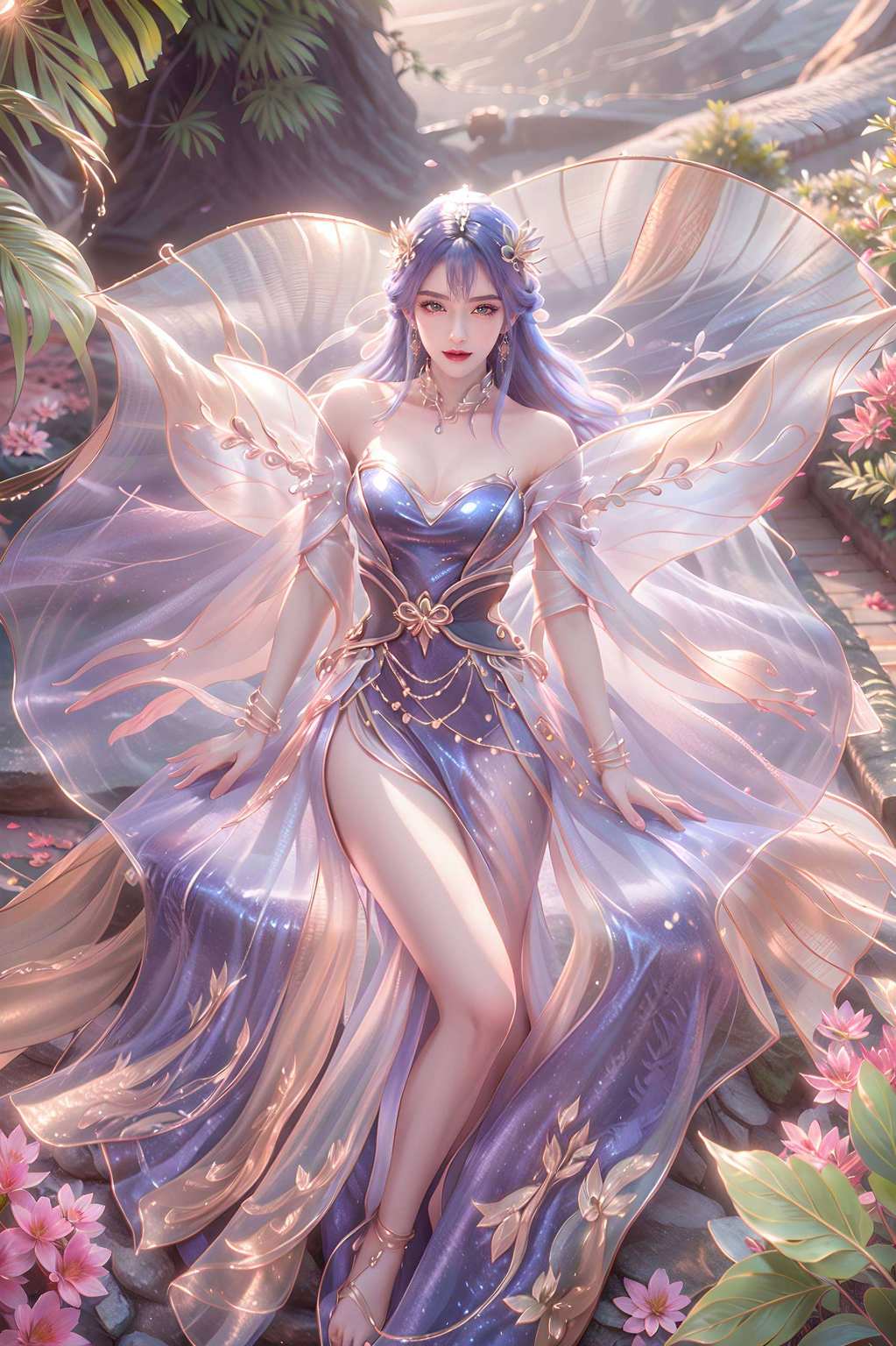 裸妆女神映壁而出神韵天穹