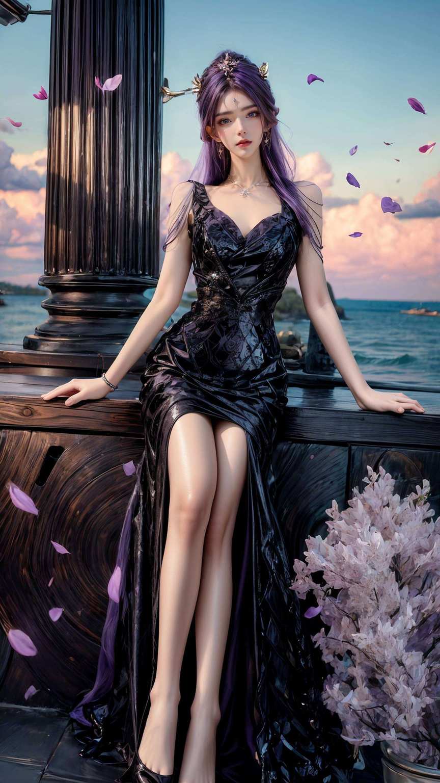 翩翩壁画动漫美女