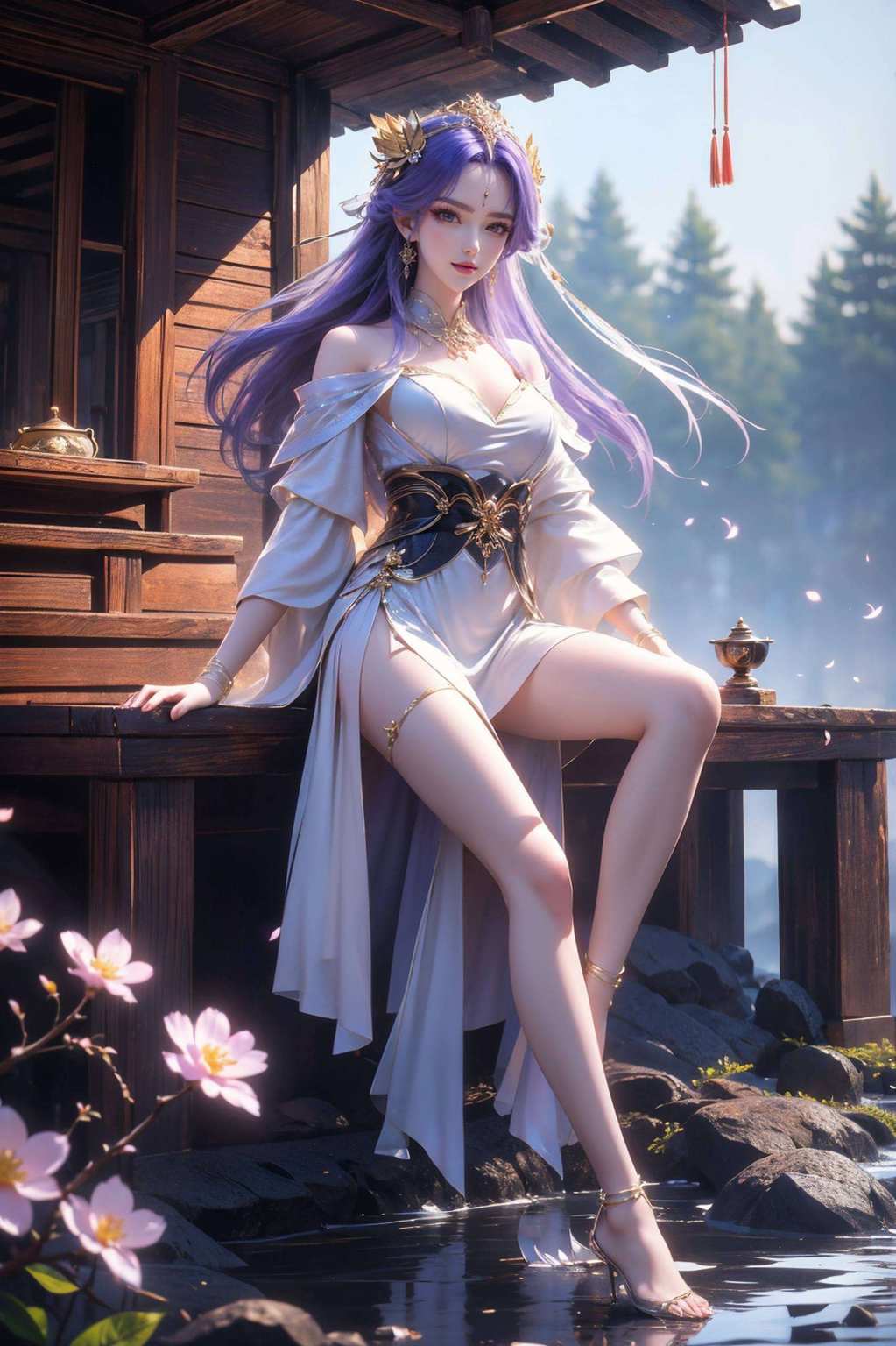 她们是粉色梦境中的美丽倩影美得令人心醉神迷