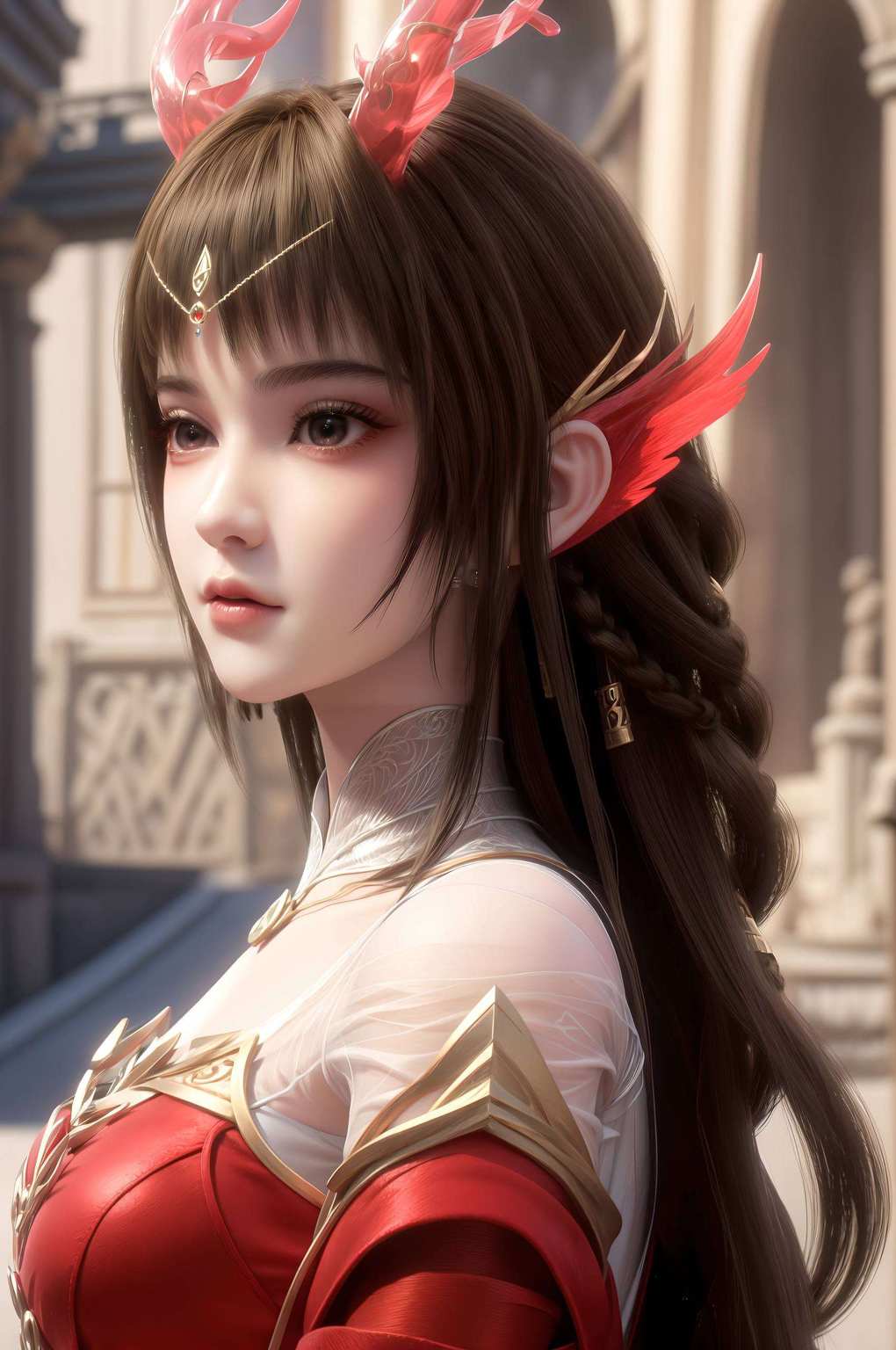 壁纸焕彩国漫美女