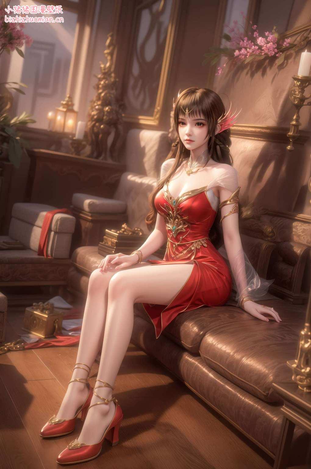 那双水汪汪的大眼睛仿佛在说：“快来给我换上吧！”嘻各位小仙女们