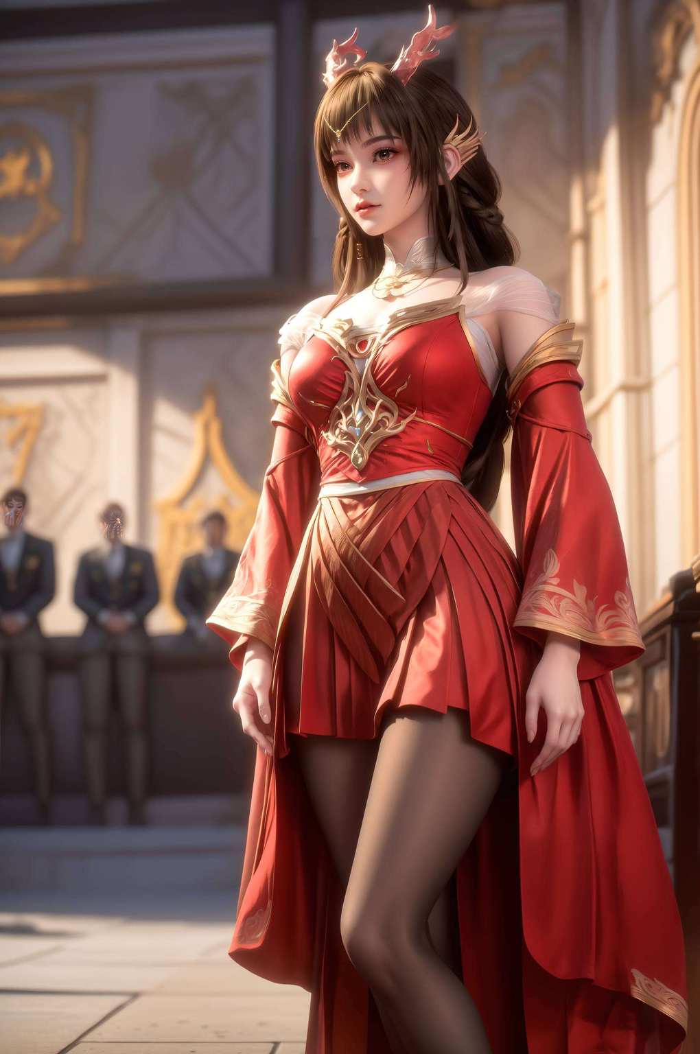云落壁纸中的她她是国漫中的女神