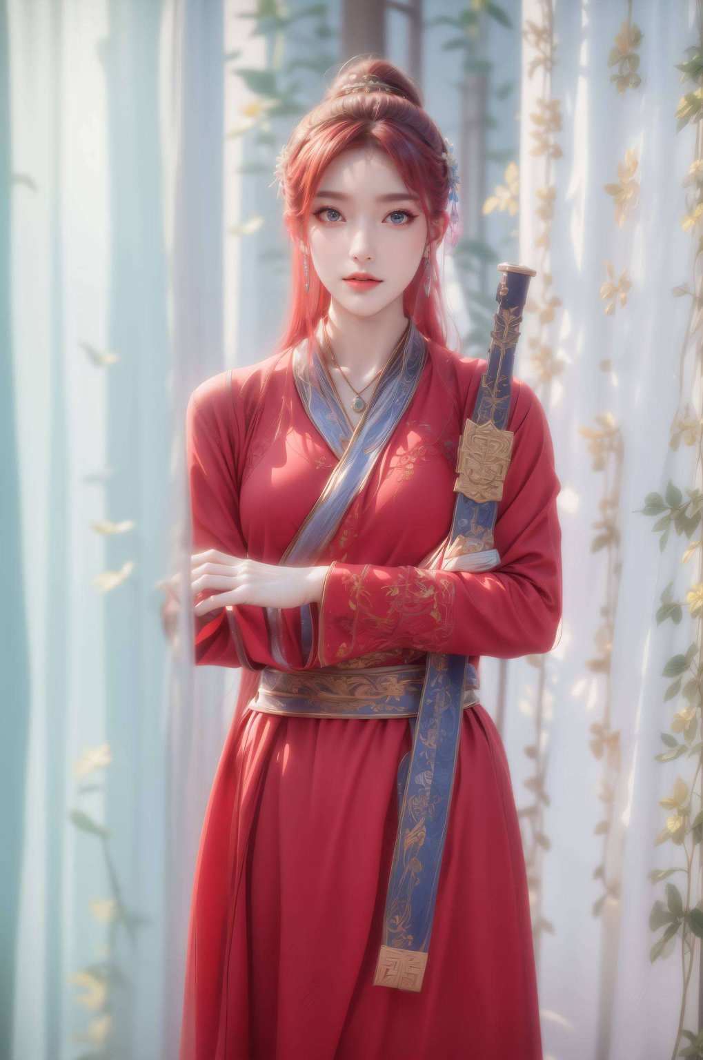 他是画江湖的暗夜君主粉色背景中
