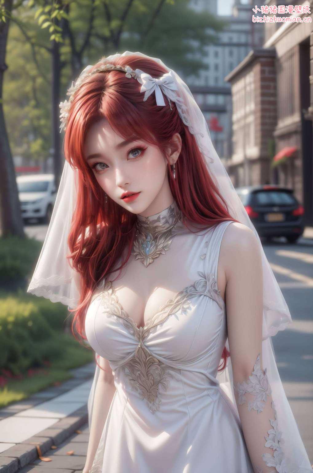 画江湖中的神秘女神眼神深邃