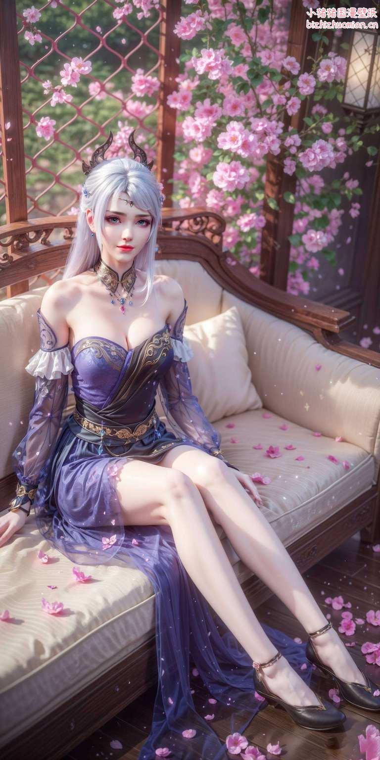 还悄悄变身成了你的电脑壁纸新宠是不是心情都粉嫩了起来？别说是国漫女神