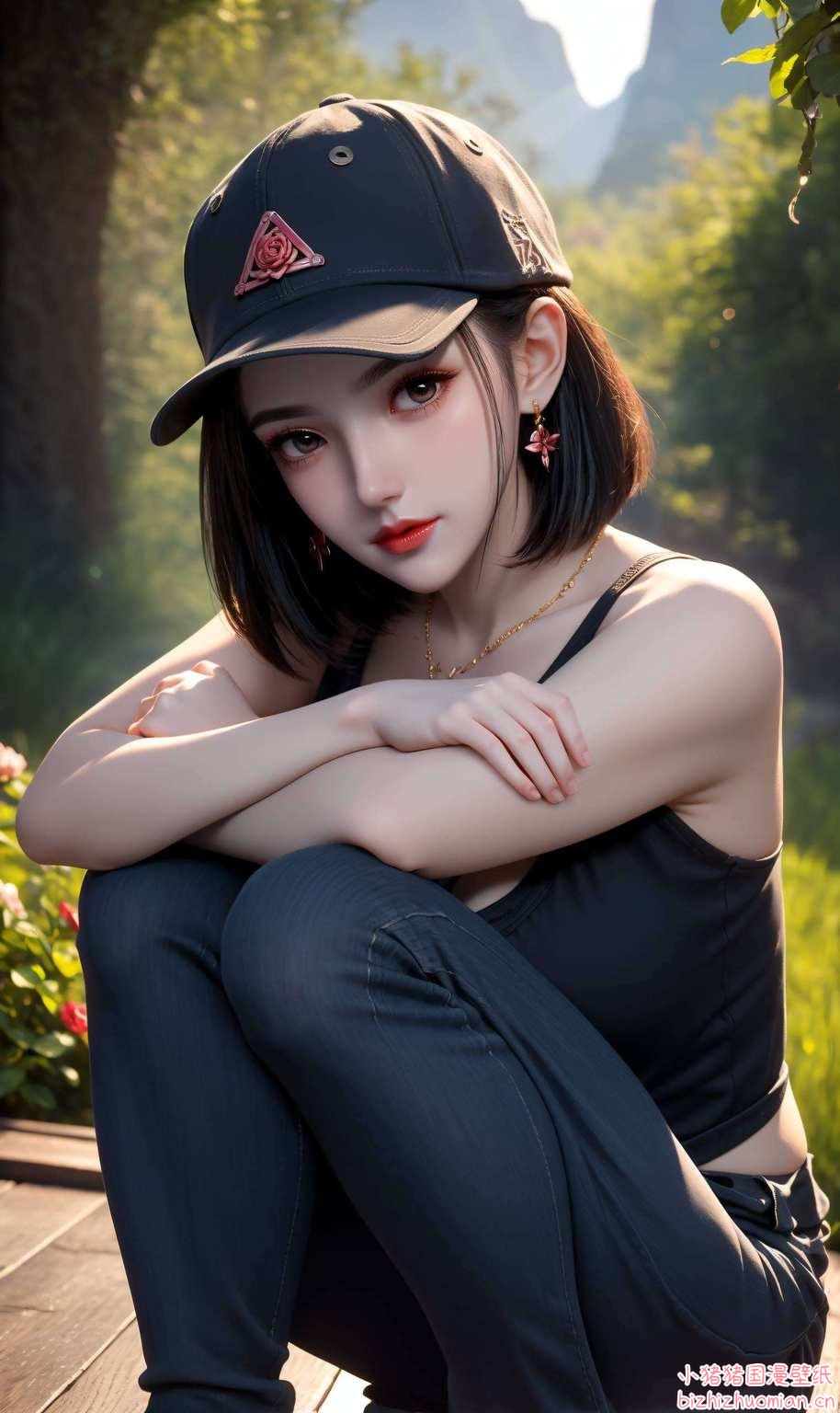 简直不要太迷人！搭配上简洁大方的第一序列风格这可是专为你量身打造的杨小瑾泳装图片壁纸