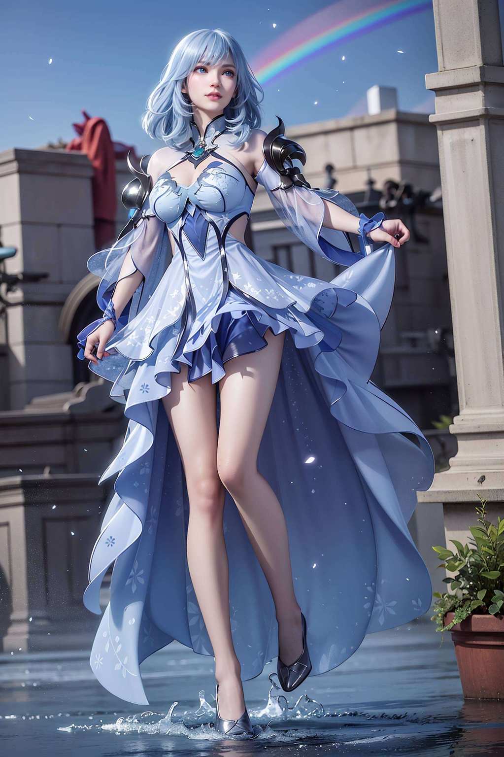 心动不心动？嘻嘻水冰儿那可是斗罗大陆里的冷艳美人