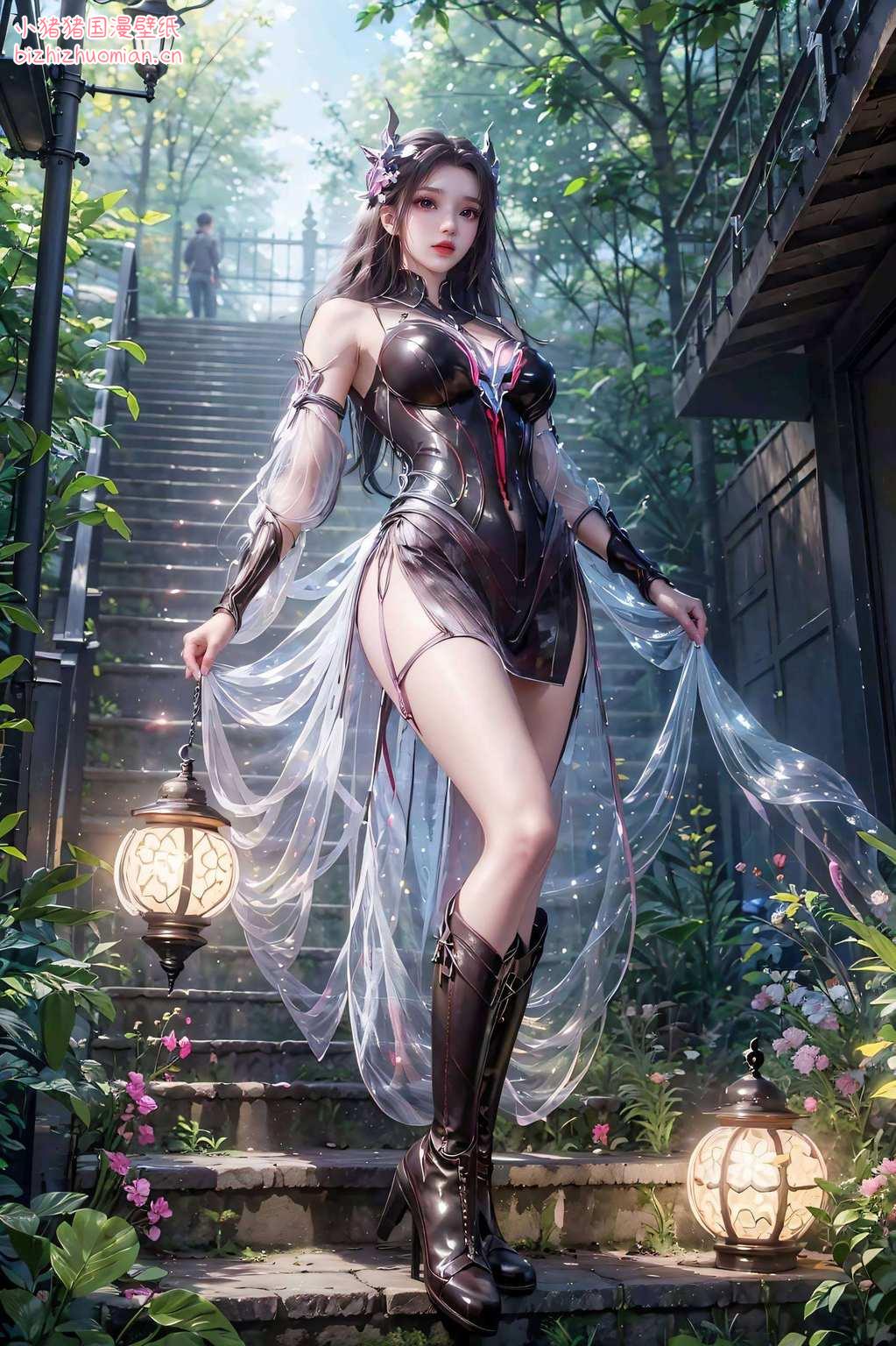 国漫女神的魅力就是让人忍不住想偷看两眼小心别被她迷住啦！