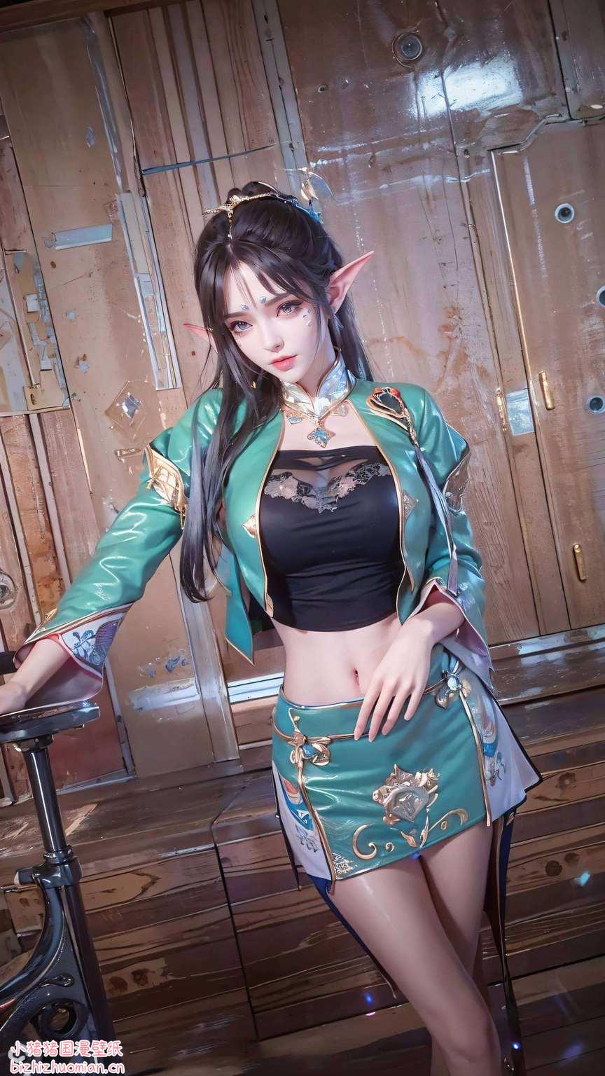 这位动漫美女无法忘怀