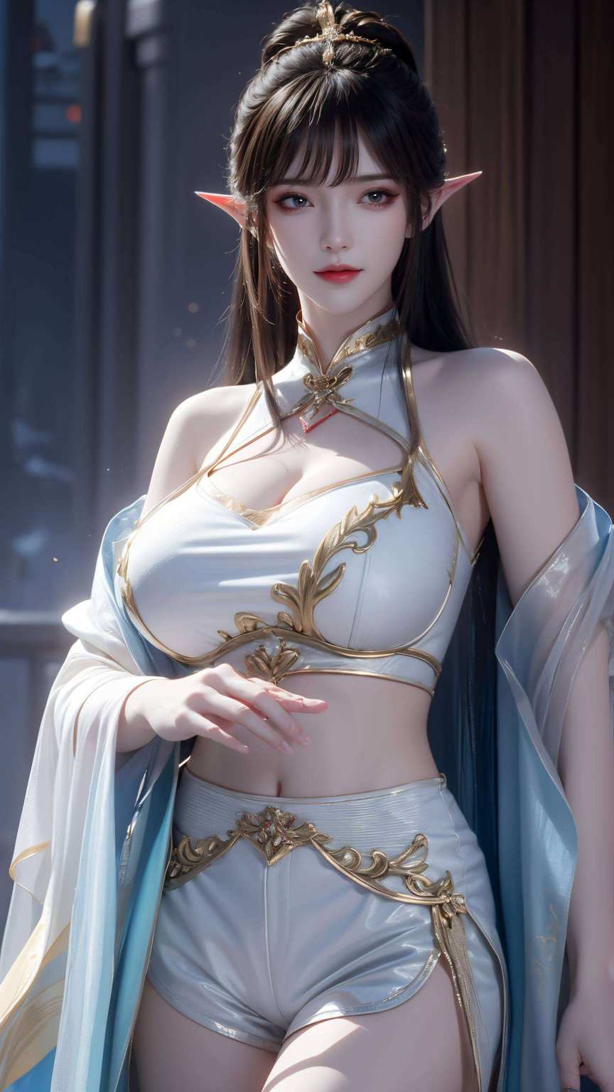 仿佛在感叹人生的绚烂与美好凤清儿如一朵盛开的天妖凰族之花