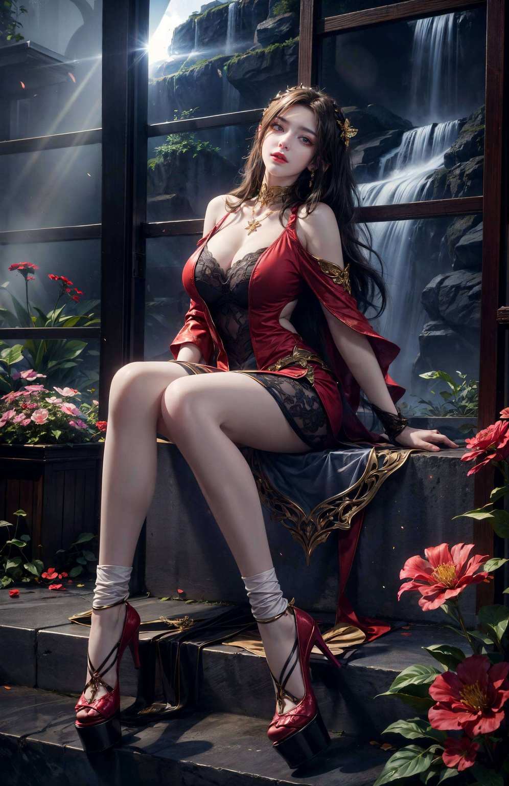 这是国漫女神的完美呈现想要让你的电脑桌面也跟上国漫的潮流吗？这款融合了美杜莎、彩鳞、斗破苍穹元素的紫色游戏壁纸
