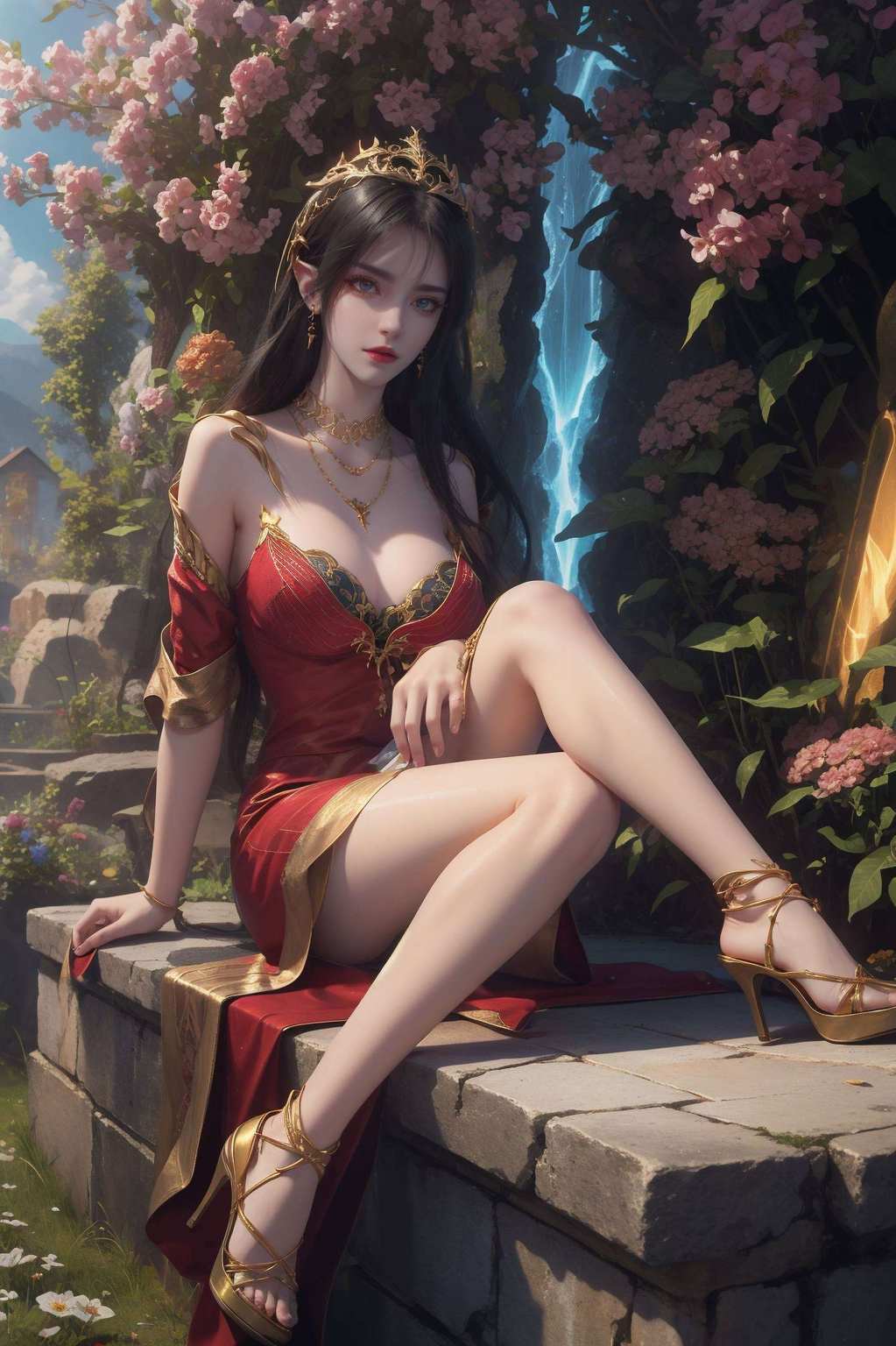 宛如人生中的一抹深邃幽蓝便仿佛感受到了国漫之美如梦似幻