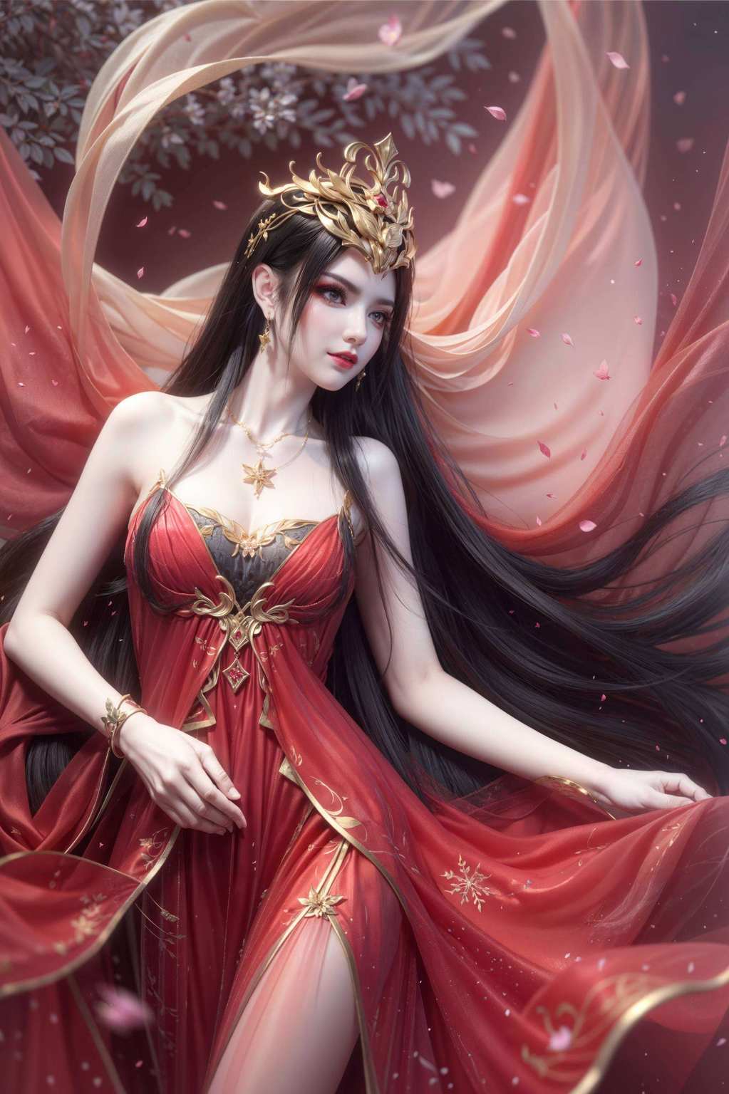 彩鳞映月粉壁映七彩