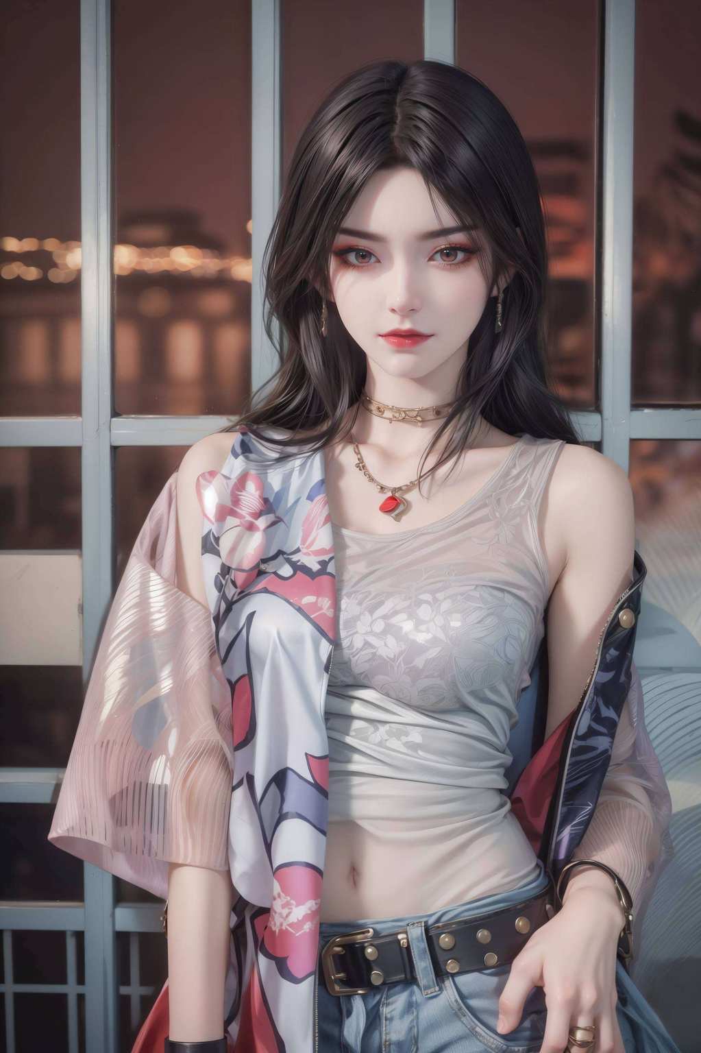 还是动漫美女迷眼神犀利
