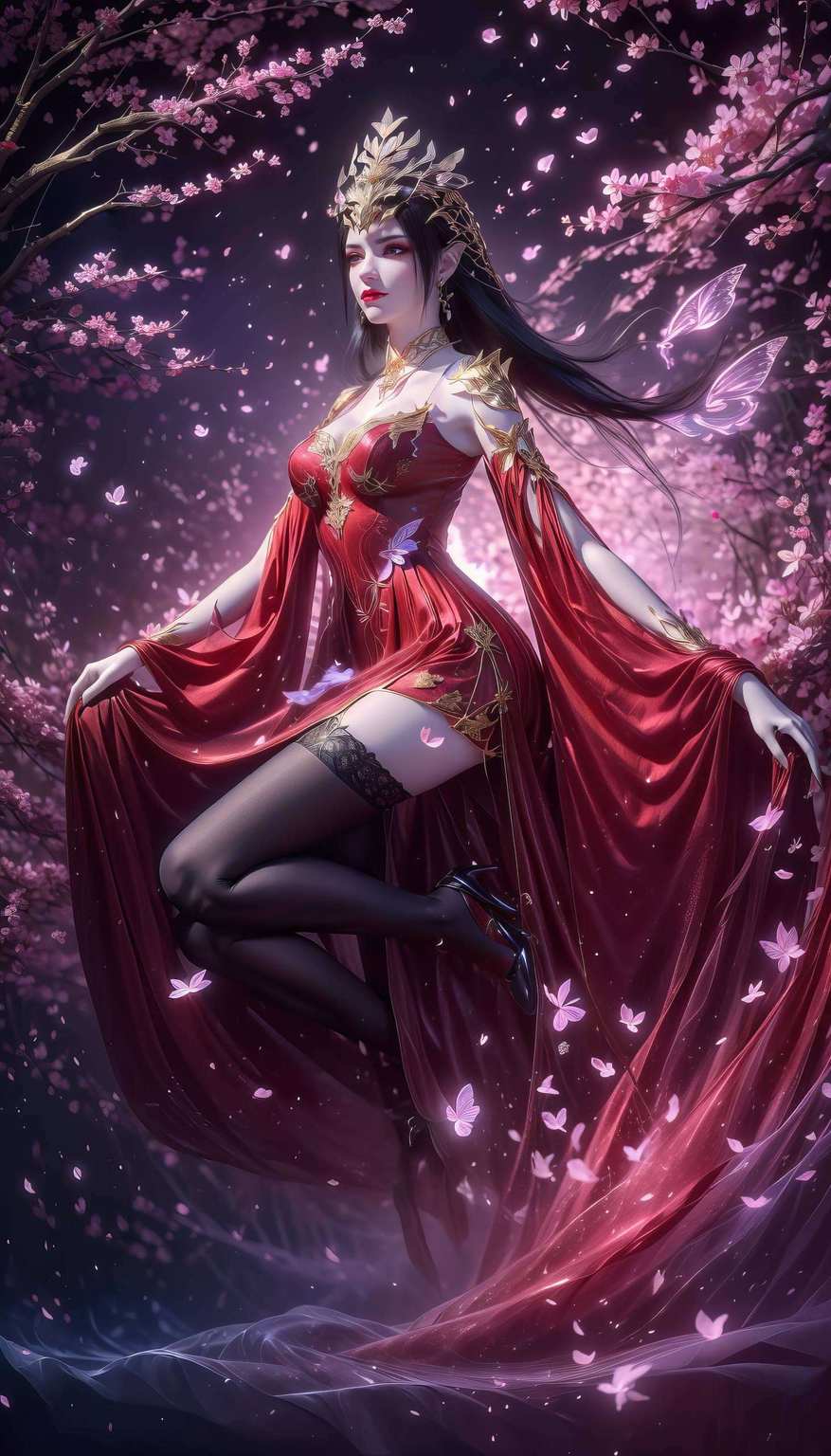 蛇女般的优雅不愿醒来
