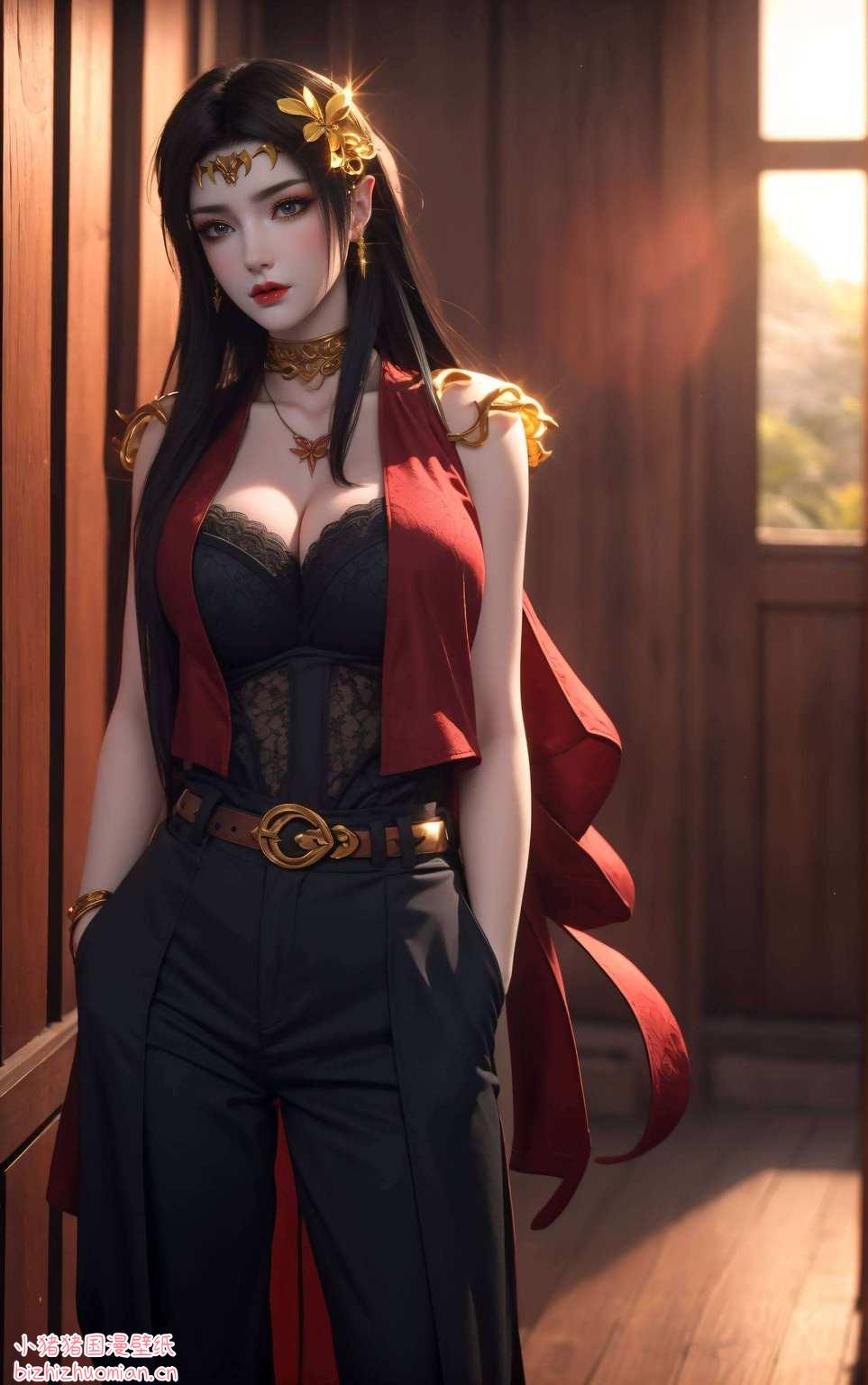 彩鳞熠熠生辉国漫美女壁纸