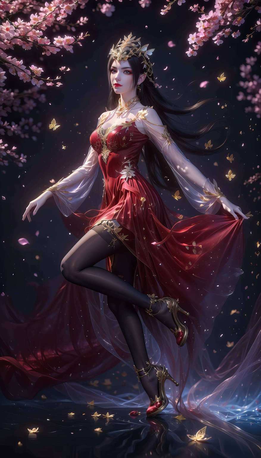斗破苍穹之女神也吞天蟒影附壁