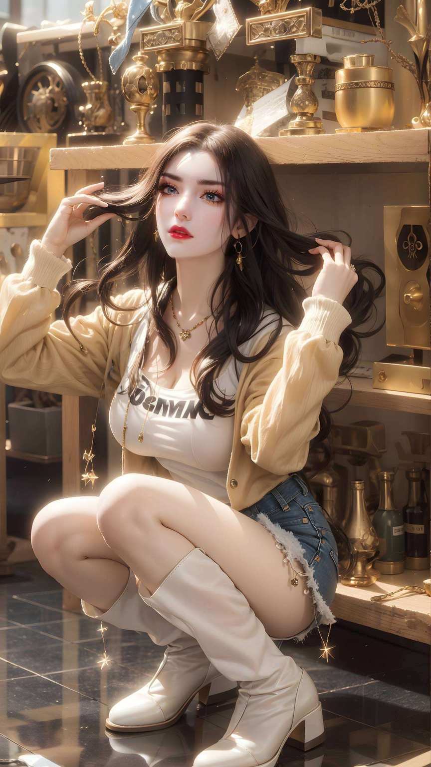 那眼神如冰封的蛇女感受到生命的多彩与不可预知