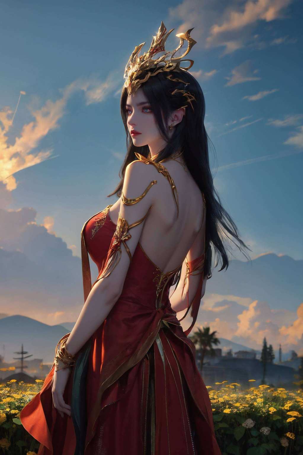 蛇发飘逸彩鳞闪耀
