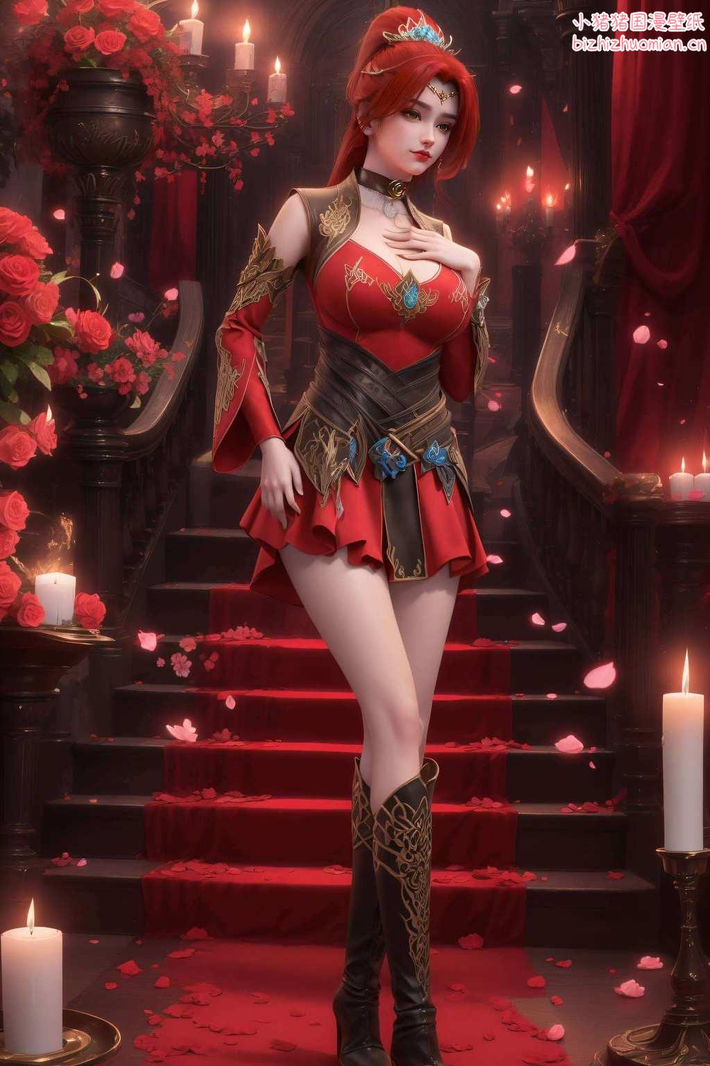 今天给大家带来一份甜蜜的视觉盛宴！🌸🌸🎉 这里有国漫界的甜美担当——唐火儿快来寻找唐火儿的壁纸入口