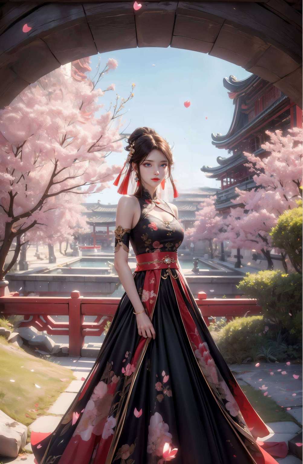 古族国漫的韵味一袭华服
