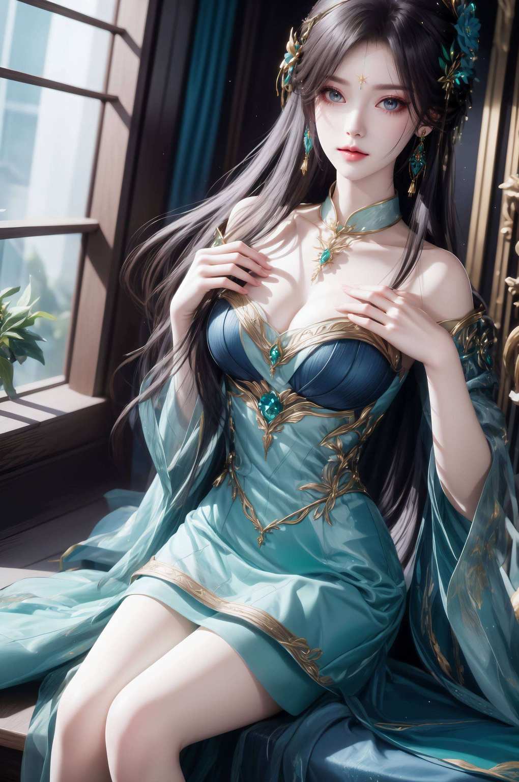 更有着那份独特的玄幻气质这位古族千金不仅美得让人心动