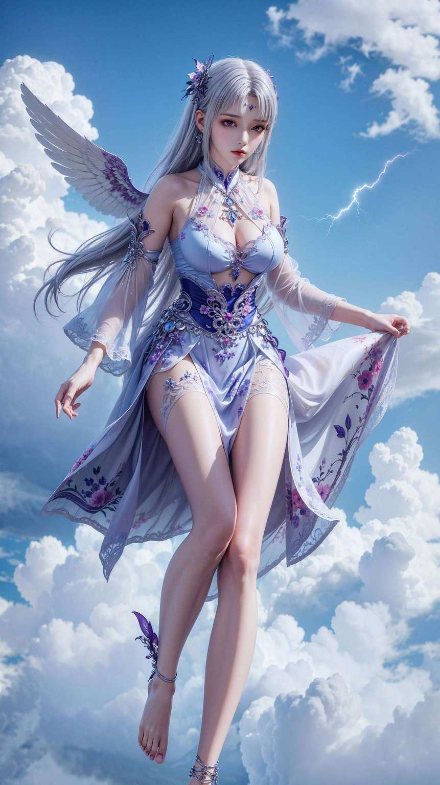 粉嫩嫩的斗破苍穹里的厄难毒体女神