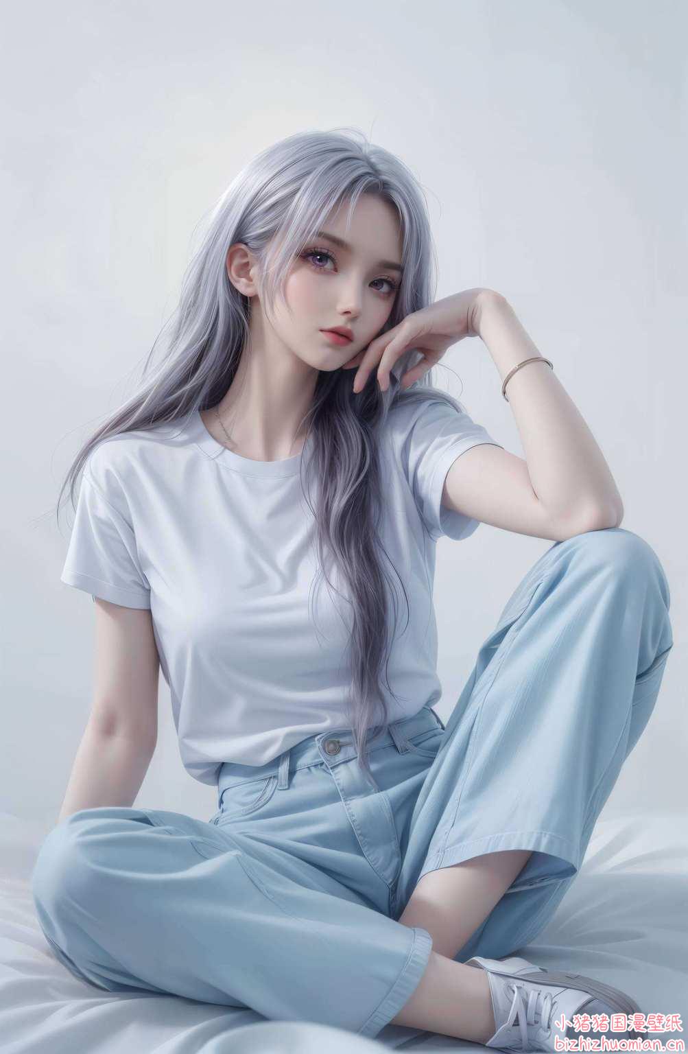 关键时刻可是能 hold 住全场的国漫女神！快来把这位国漫美女设置为你的手机壁纸美得让人忍不住想偷看几眼