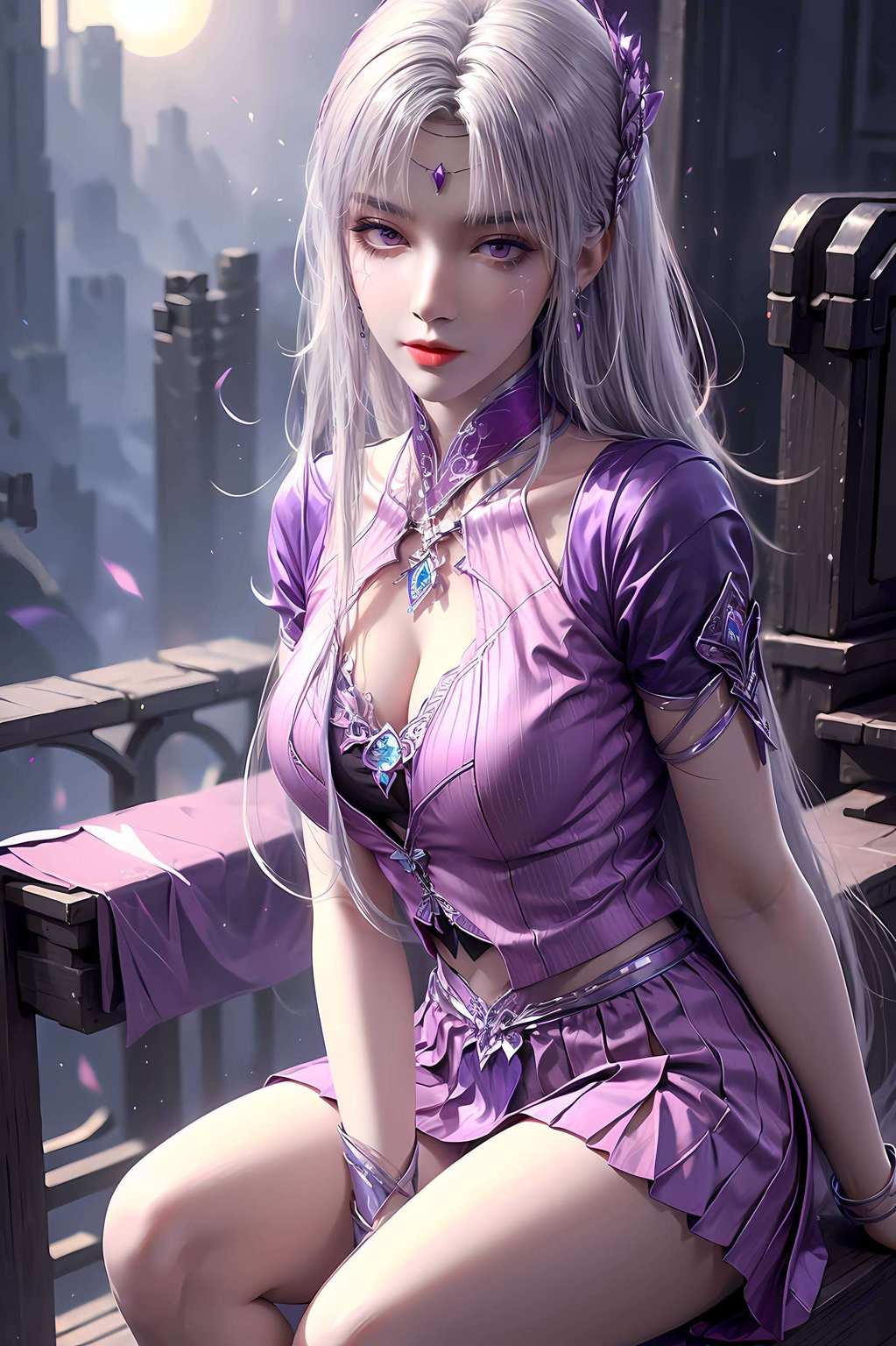 让你的电脑瞬间变身国漫女神的专属展示窗！快来抱走这份“粉色甜蜜”不仅让人中毒于她的美貌