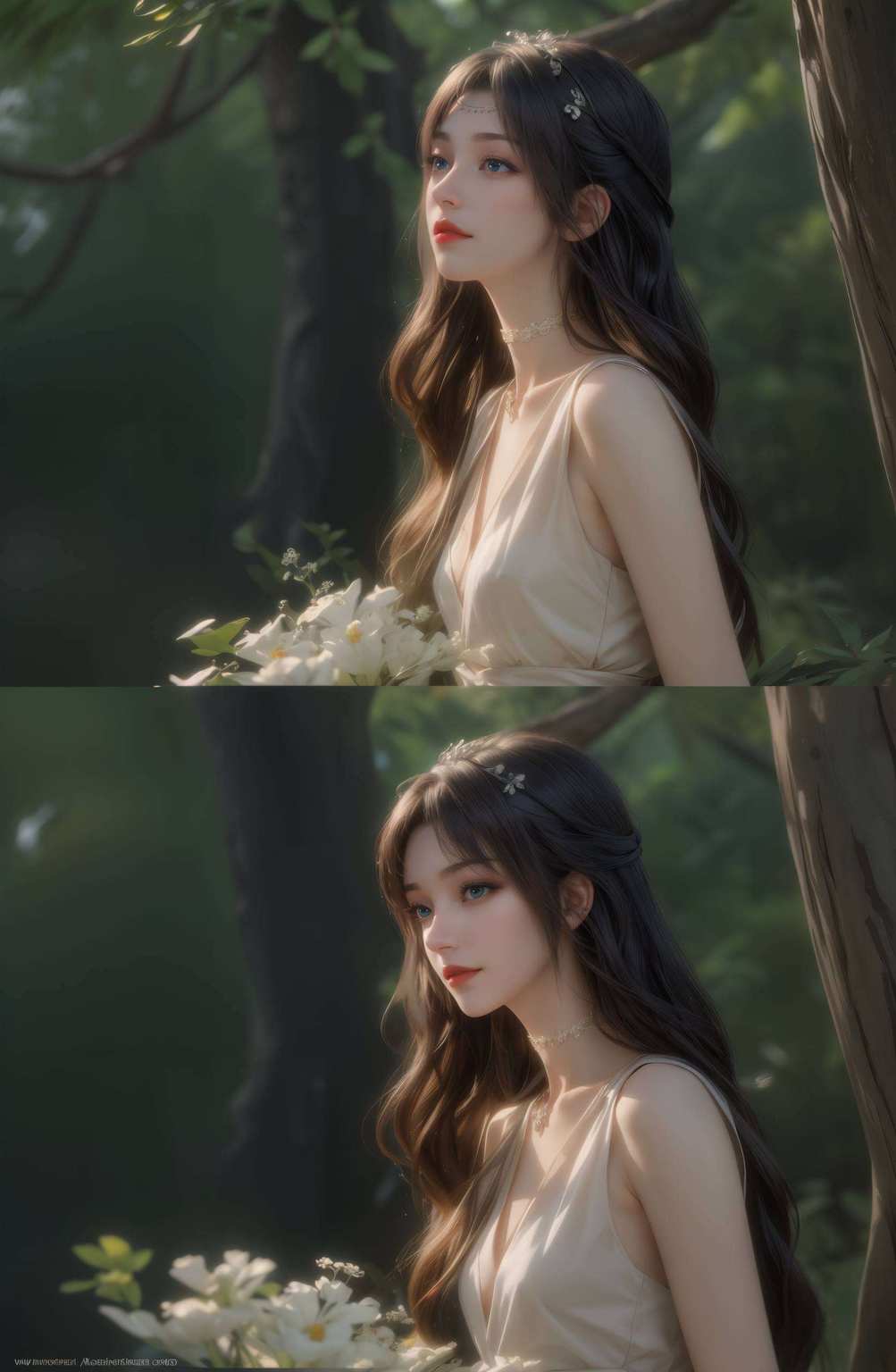 云韵大美女！她不仅是斗破苍穹中的云岚宗高手粉色背景下的她