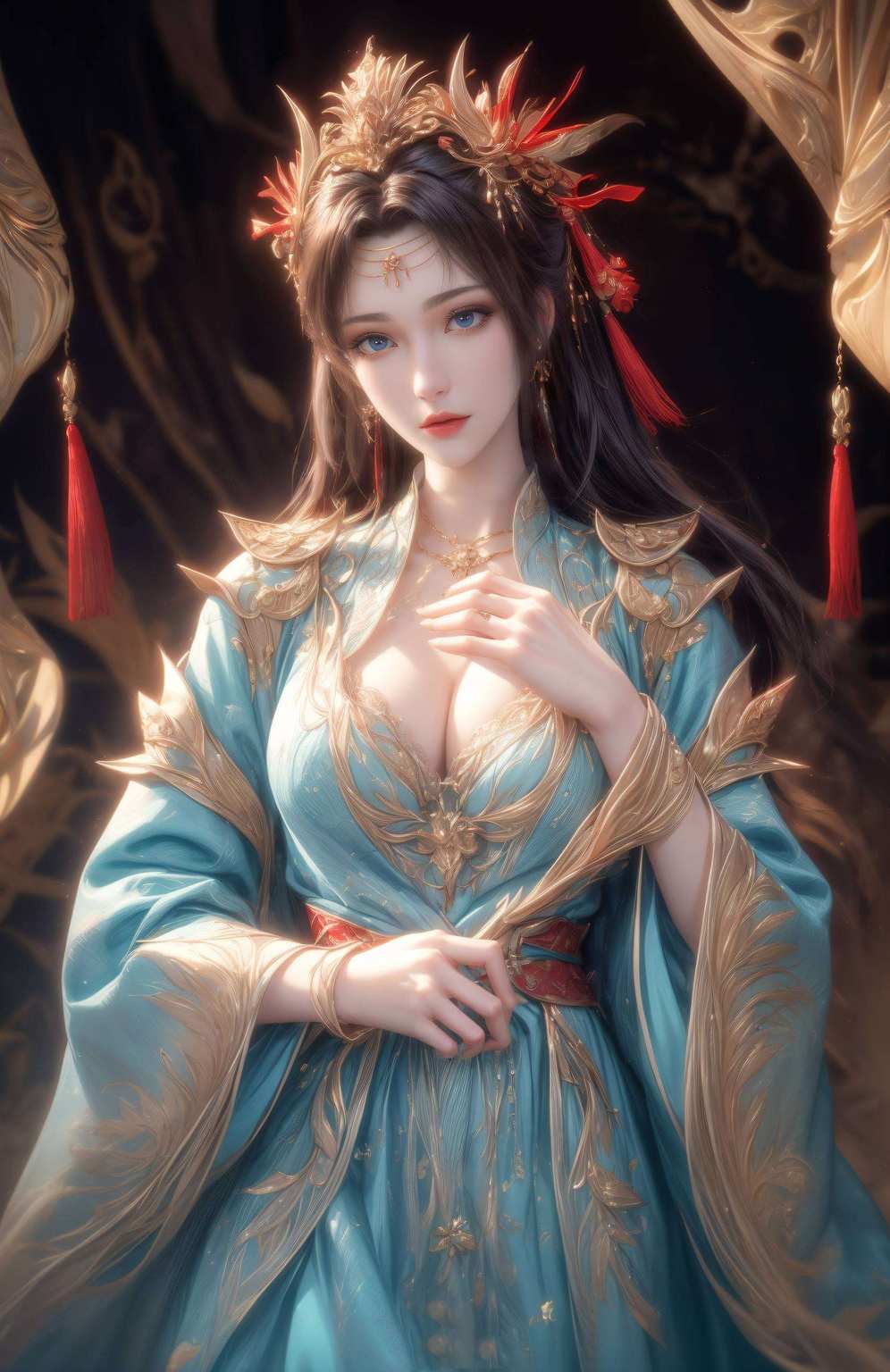 清风徐来见云韵立于斗破苍穹之巅