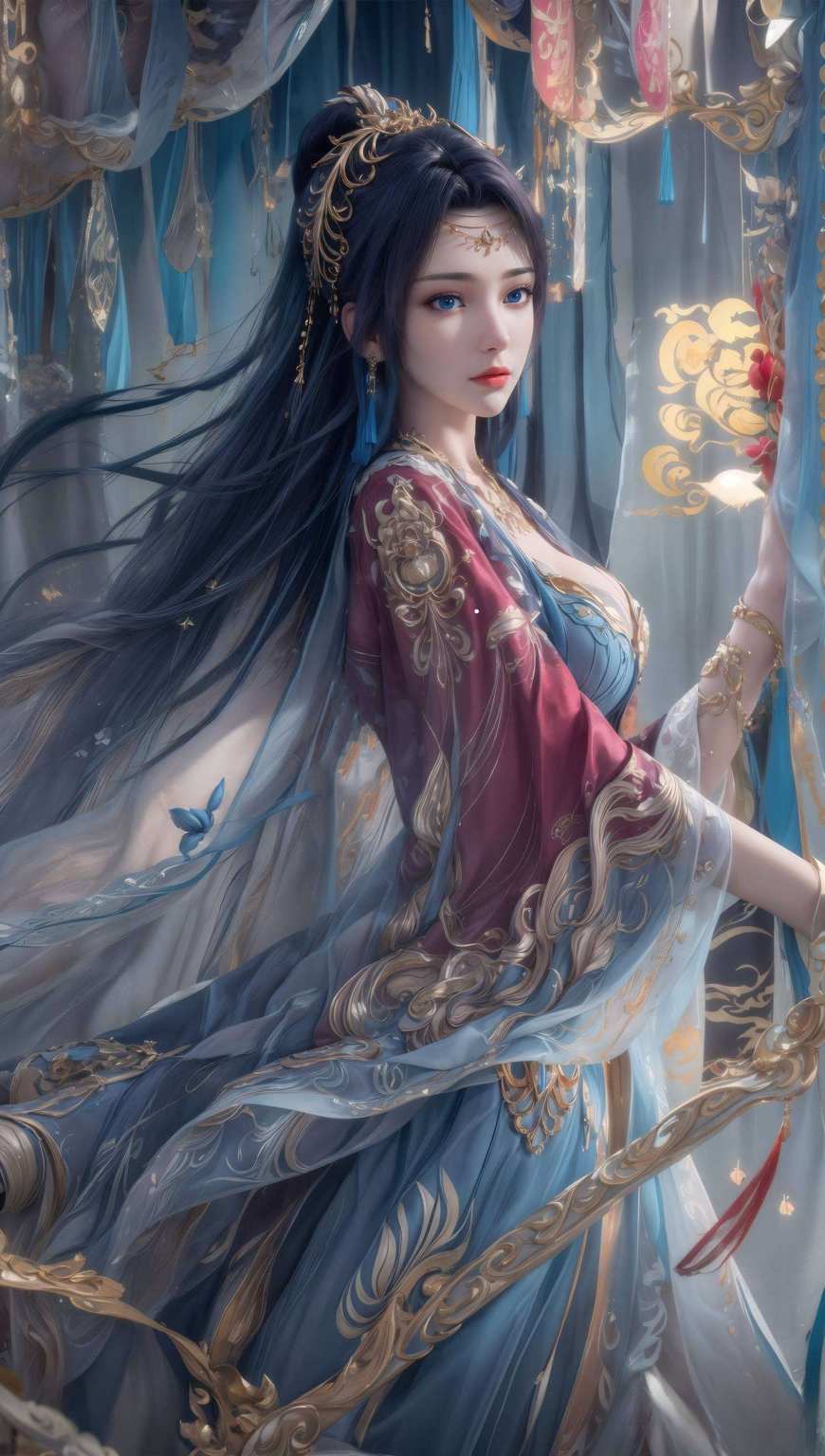 让每天的心情都能跟着云韵的飘逸和美丽一起飞翔！想要点新鲜玩意儿装点你的电子世界吗？来看看这款AI壁纸AIGC精细角色苹果墙纸！这可不是一般的壁纸