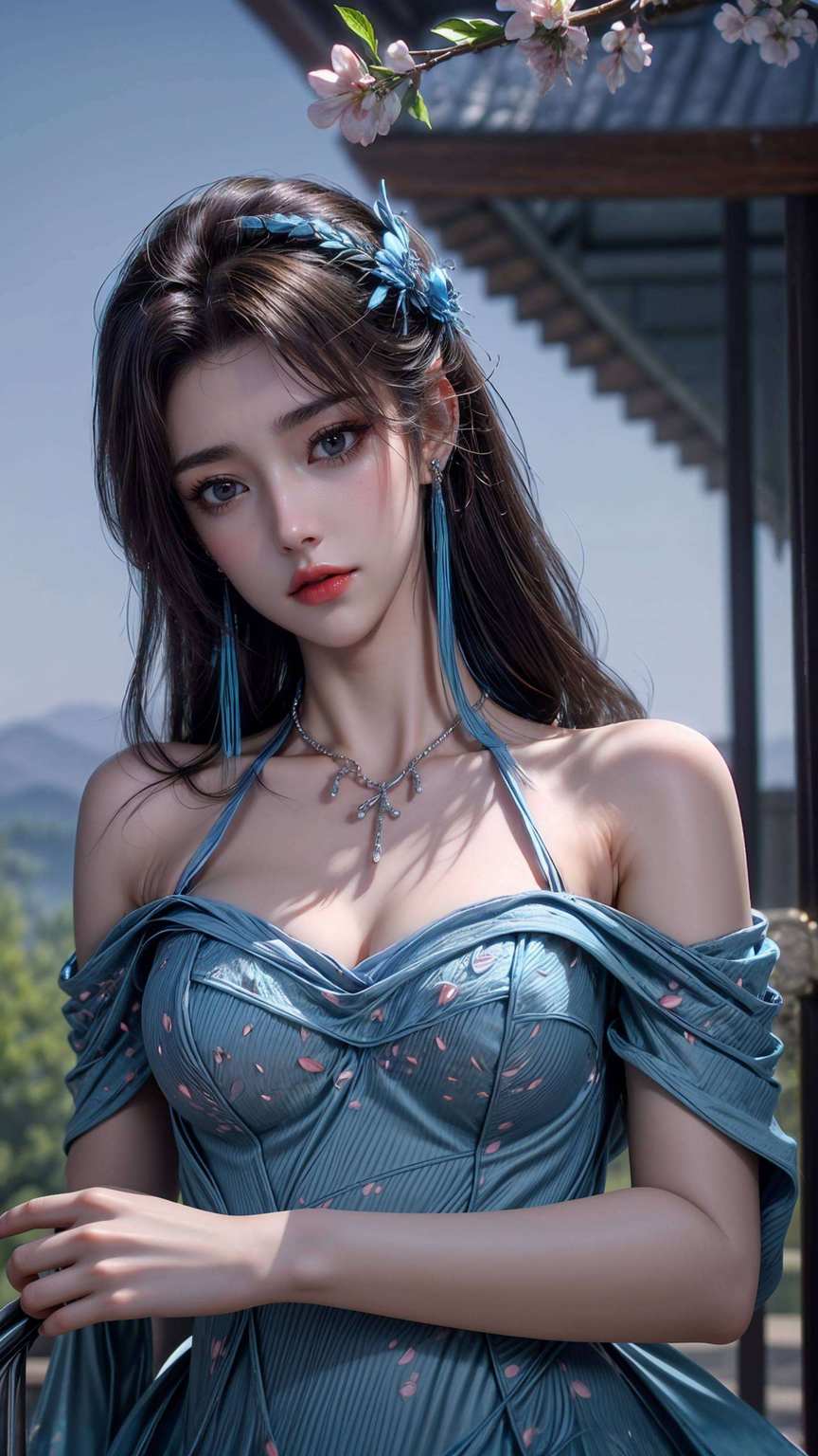 粉衣轻裹宛若群芳斗妍