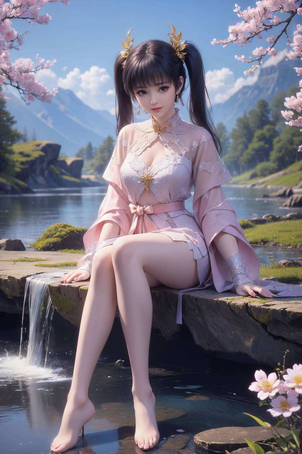 还把自己变成了国漫界的颜值担当！太可爱了嘻嘻