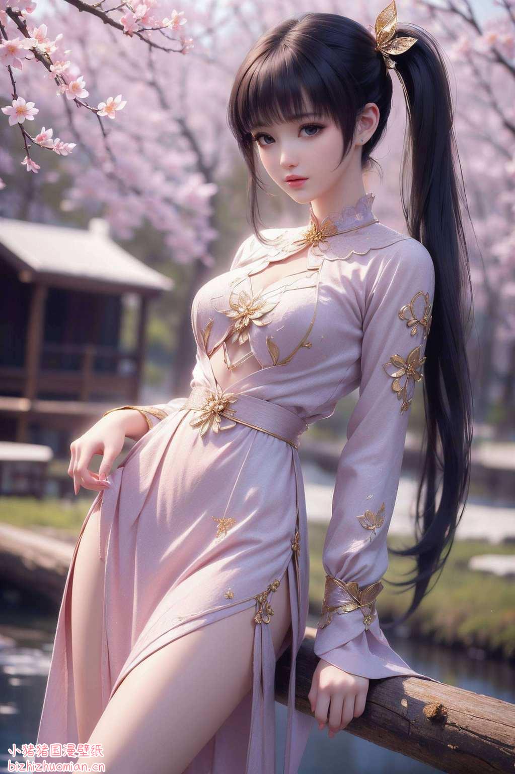 动漫美女们一个比一个迷人工作效率都能提高三倍呢！哈哈