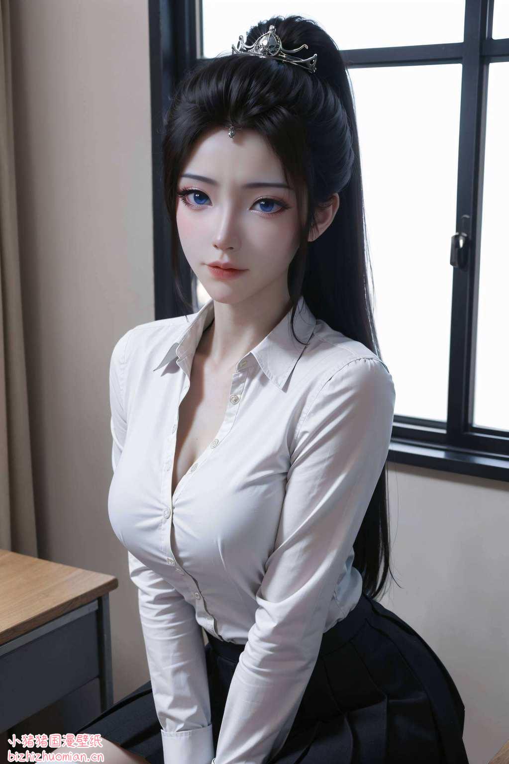 把电脑桌面都变成了粉色梦幻仙境凡人修仙传里的元瑶妹妹