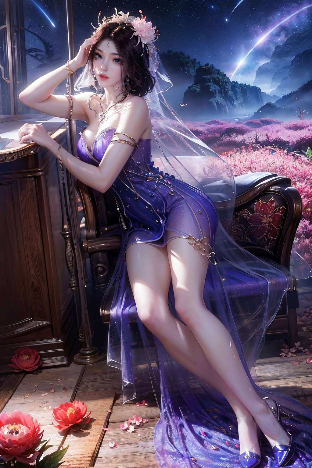 她是国漫界的女神担当各位修仙路上的小伙伴们！今天给大家带来一组超梦幻的紫灵4k超清壁纸