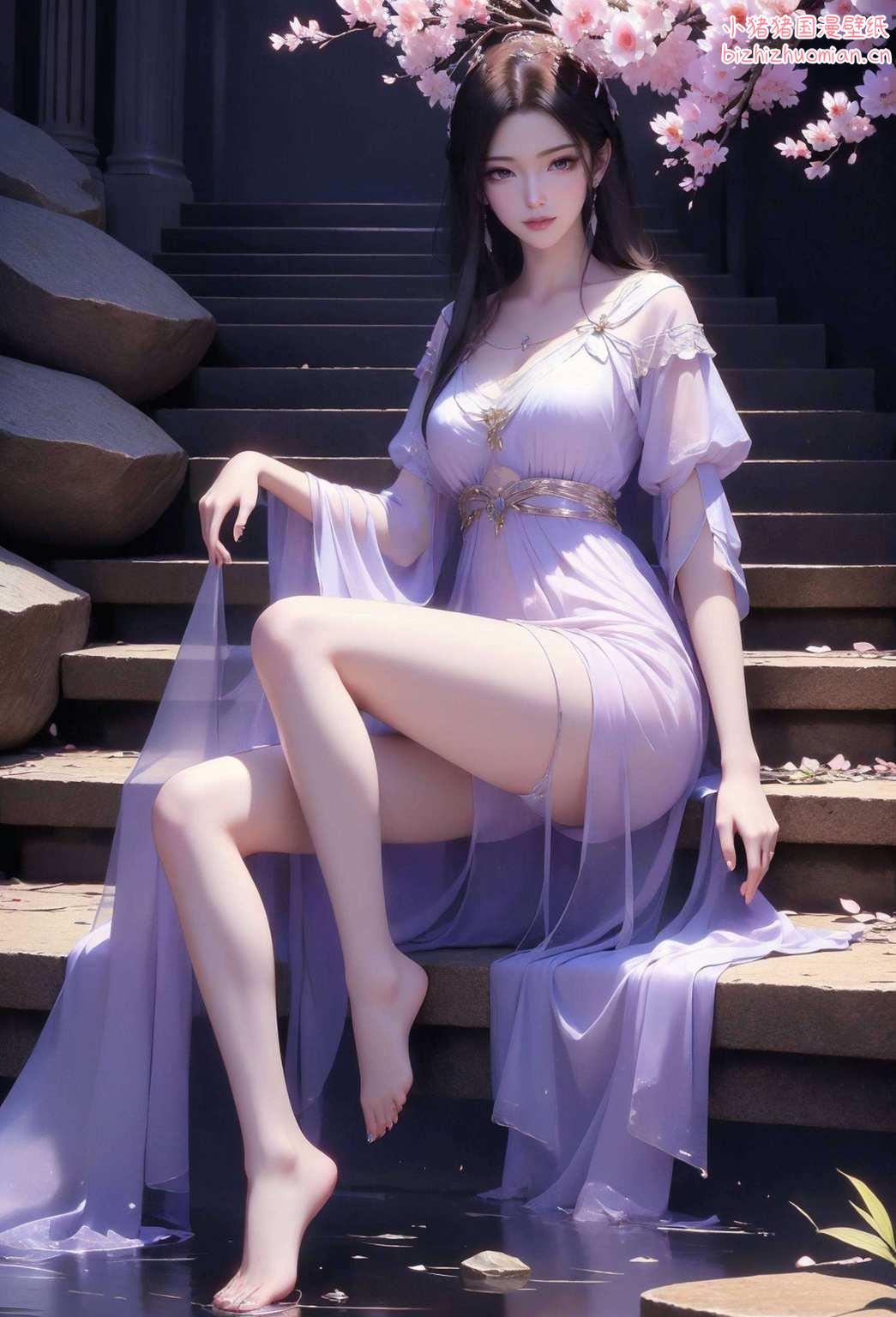 清风拂面修仙女子