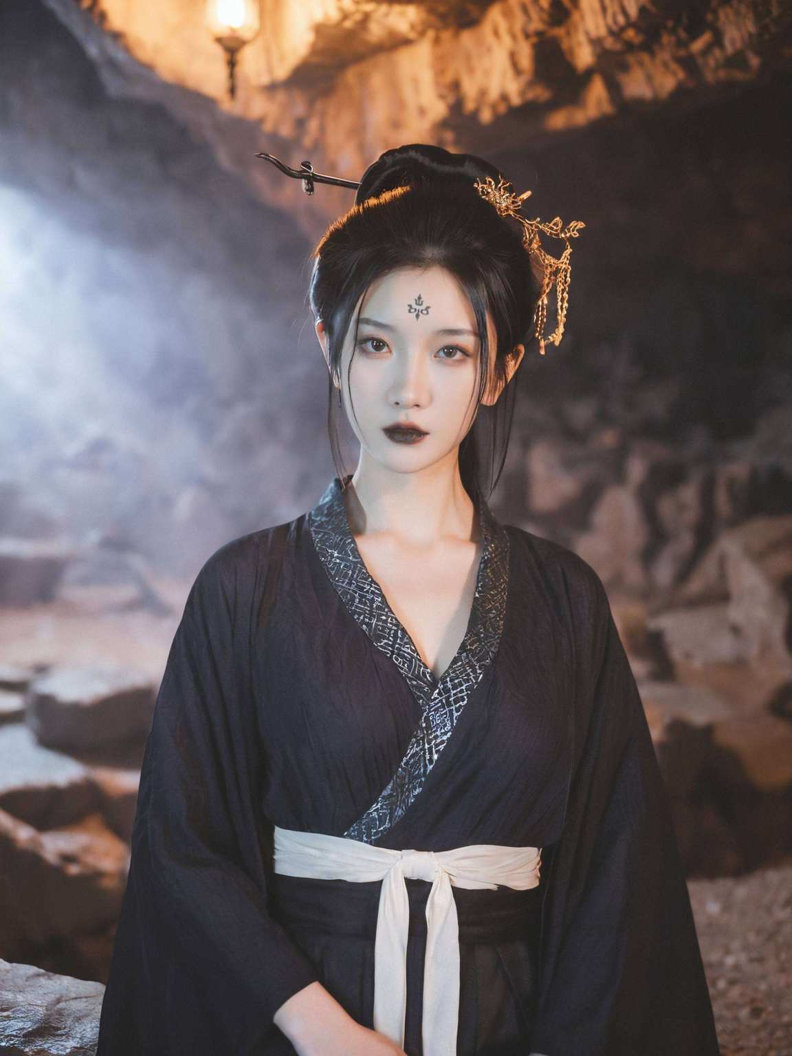 悟空神影绘丹青,国漫美女传佳话四妹壁纸映粉霞