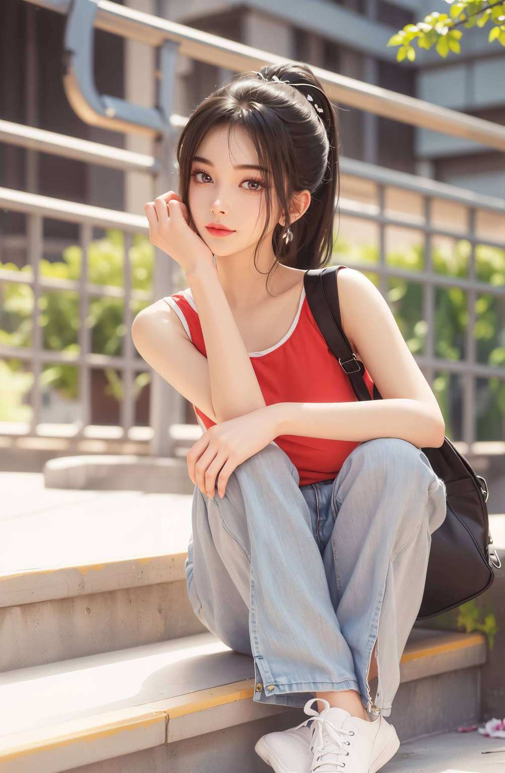 今儿个给大家带来点甜蜜的粉色福利！🌸 首先英气又不失柔美