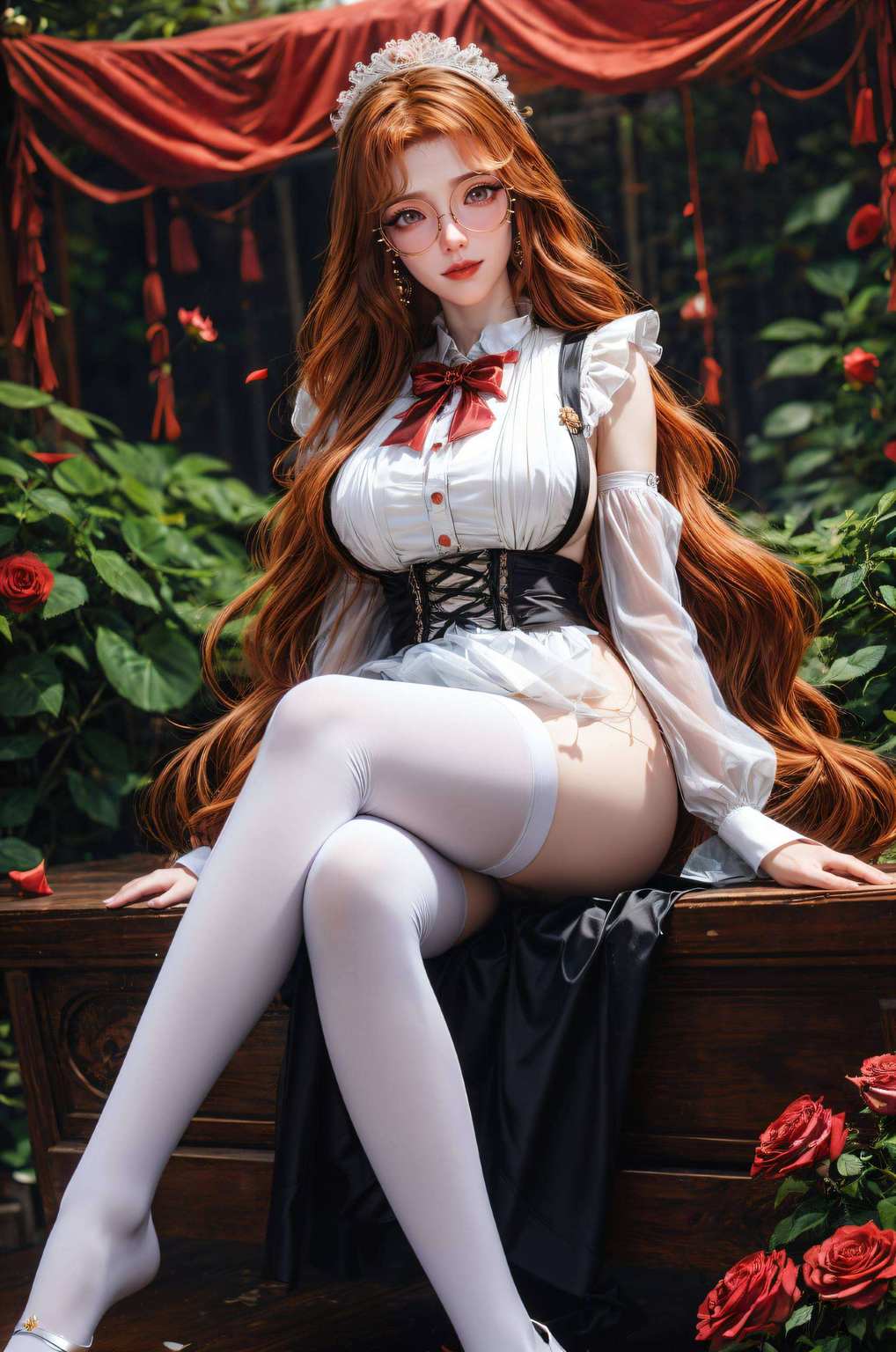 将动漫美女的风采展现得淋漓尽致！甜美如橘子