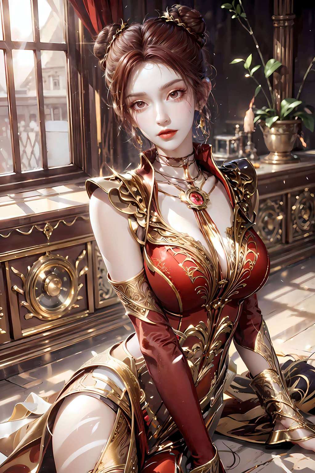 动漫美女之典范犹若桃花盛开之艳